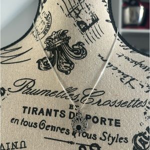 Bvlgari Onyx Pendant Silver Necklace